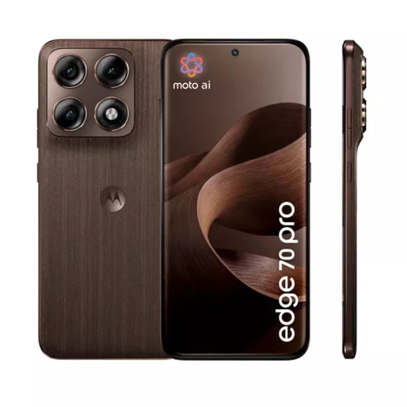 Motorola Moto Edge 70 Pro 8/256GB Pantone Chicory Coffee (ξύλο)
