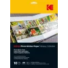 Kodak χαρτί φωτογραφικών αυτοκόλλητων γυαλιστερό 120gsm A4 10 φύλλα (3510645)