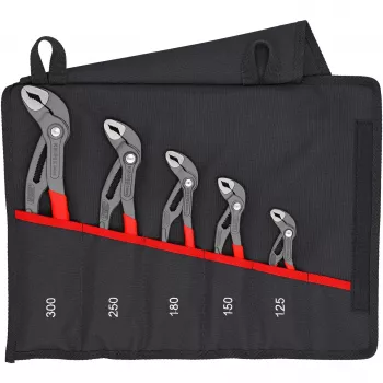 KNIPEX Cobra σετ υδραυλικών πένσων 5 τεμ. σε πτυσσόμενη θήκη 00 19 55 S5
