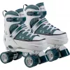 HUDORA Πατίνια με ρόδες Μέγεθος 28-31, 2-in-1 Inline & Quad, Μπλε/Λευκό Στυλ Sneaker