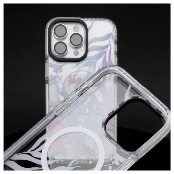 Evelatus Apple iPhone 15 Pro Θήκη PC+TPU με MagSafe - Εξατομικευμένο print λουλουδιών