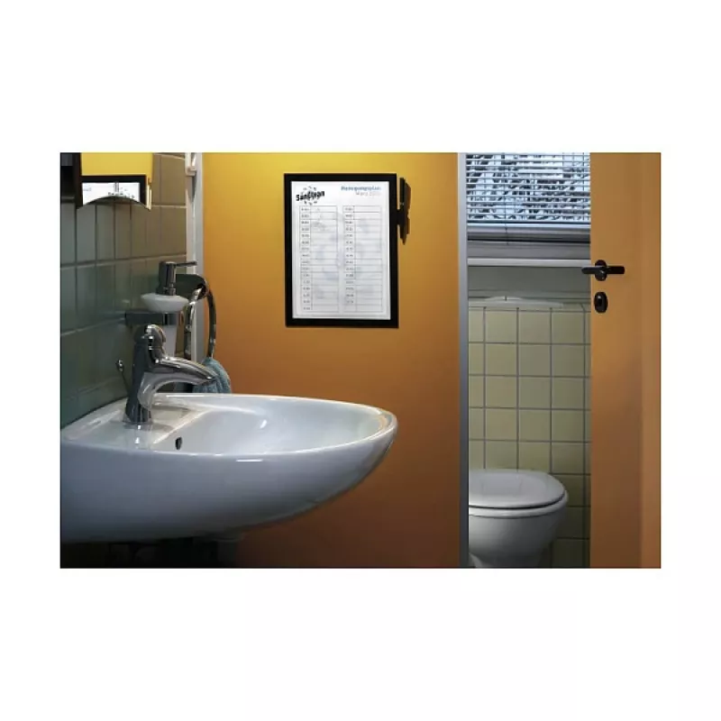 DURABLE DURAFRAME NOTE A4 μαγνητικό πλαίσιο πληροφοριών, μαύρο 499301