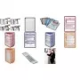 DURABLE Display Panel ευρετήρια καρτελών 58 mm, διαφανή, συσκευασία 10 τεμ. 560919