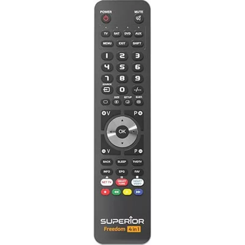 Superior Electronics Freedom Universal προγραμματιζόμενο τηλεχειριστήριο μαύρο SUPTUB003