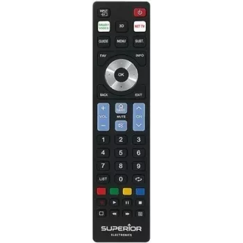 SUPERIOR ELECTRONICS SUPER Ready5 S Universal τηλεχειριστήριο – μαύρο SUPTRB019