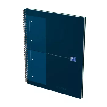 Oxford International Collegeblock σημειωματάριο, DIN A4+, καρό, Hardcover, σπιράλ βιβλιοδεσία, 80 φύλλα, 1 τεμ. 400191243
