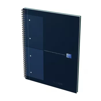 Oxford International College σημειωματάριο A4+ καρό Hardcover σπιράλ βιβλιοδεσία 80 φύλλα 400191240