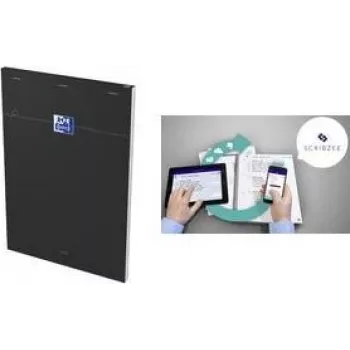 Oxford Smart σημειωματάριο, DIN A4, καρό, 80 φύλλα, μαύρο 400191246