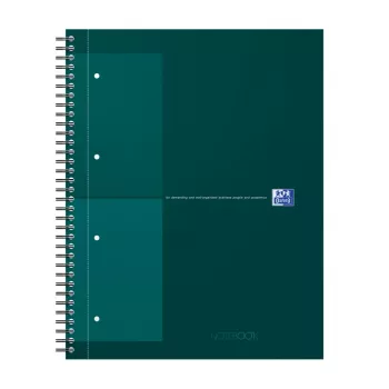 Oxford International Collegeblock σημειωματάριο, DIN A4+, καρό, Hardcover, σπιράλ βιβλιοδεσία, 80 φύλλα 400191242