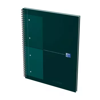Oxford International Collegeblock σημειωματάριο, DIN A4+, καρό, Hardcover, σπιράλ βιβλιοδεσία, 80 φύλλα 400191242