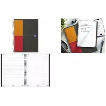 Oxford International Task Manager σπιράλ σημειωματάριο B5 80 φύλλα μπλε 400202295