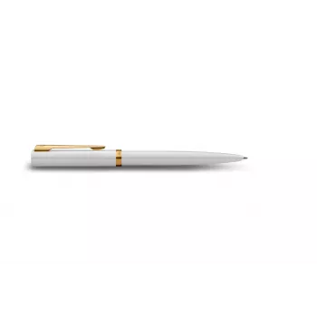 Waterman Allure Impression στυλό διαρκείας, λευκό βερνίκι, χρυσή διακόσμηση, μεσαίο μπλε μελάνι 2225511