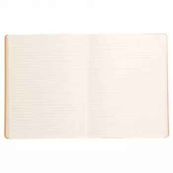 RHODIA RHODIARAMA σημειωματάριο B5 με γραμμές μαύρο τεχνητό δέρμα 80 φύλλα 117502C