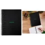 Rhodia Greenbook μπλοκ σχολικό A4+ με καρέ μαύρο 119922C