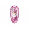 BIC Miss Soleil Ξυραφάκια μιας χρήσης για γυναίκες, 4 τεμ., τριπλή λεπίδα με aloe vera & βιταμίνη E, κινούμενη κεφαλή, διάφορα παστέλ χρώματα 8897253