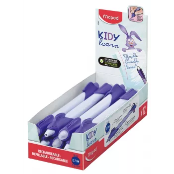 Maped KIDY Learn σβηστό στυλό μελάνης λαγός 0,7 mm μπλε, συσκευασία 12 τεμ. 229601