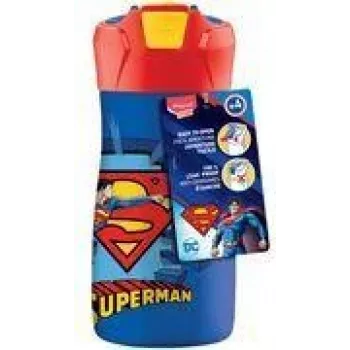 Maped PICNIK Superman παγούρι από ανοξείδωτο χάλυβα 0,43 L μπλε/κόκκινο με καλαμάκι 871233