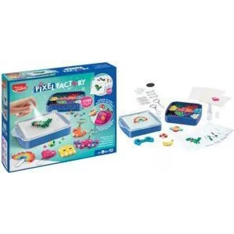 Maped Creativ Pixel Factory Σετ Τέχνης με Χάντρες Νερού - 1100 Χάντρες, 50 Ειδικές Χάντρες, 25 Σχέδια 907700