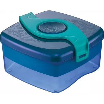 Maped PICNIK ORIGINS Τάπερ Φαγητού 1,4L Aqua με 2 Θήκες, αφαιρούμενο δοχείο & διαχωριστικό 870108