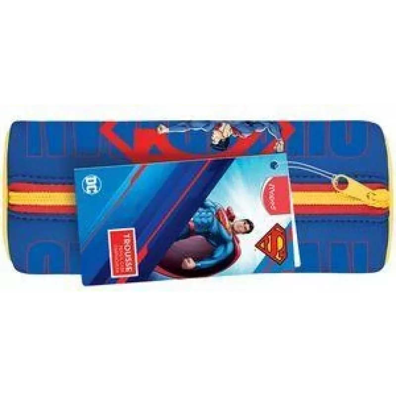 Maped Superman Neopren Θήκη Στυλό Ρολό, Φερμουάρ, Πλένεται στους 30°C, Πολύχρωμο 934833
