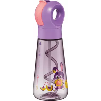 Maped PICNIK Rabbit Παγούρι 0,5L Λιλά με Καλαμάκι 873102