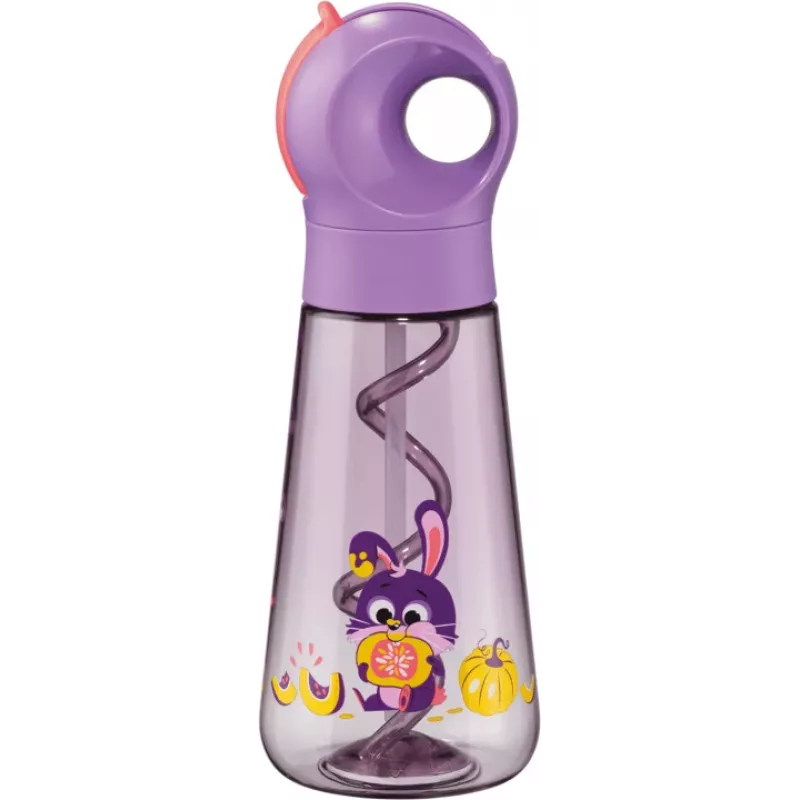 Maped PICNIK Rabbit Παγούρι 0,5L Λιλά με Καλαμάκι 873102