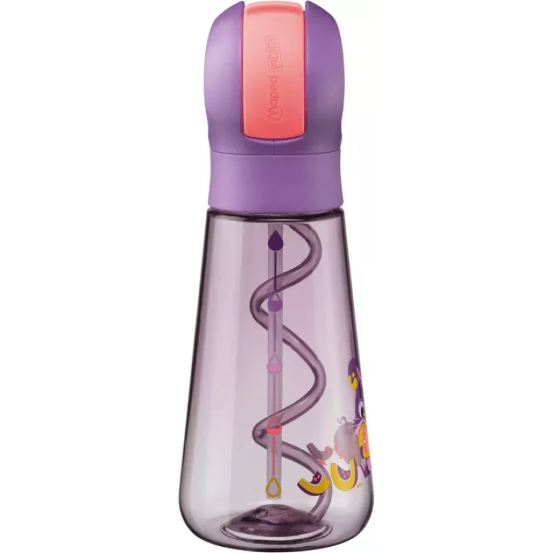 Maped PICNIK Rabbit Παγούρι 0,5L Λιλά με Καλαμάκι 873102