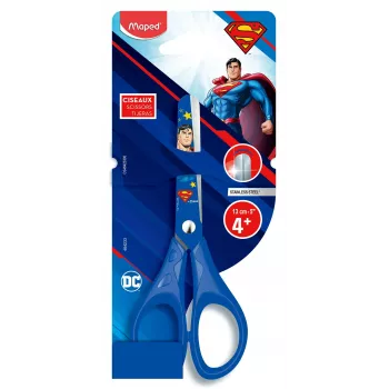 Maped Superman Ψαλίδι Χειροτεχνίας, στρογγυλή μύτη, 130 mm, Μπλε 464233