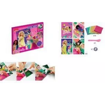 Maped Creativ τέχνη με φύλλα Barbie δημιουργικό σετ, 18 τεμάχια, σετ χειροτεχνίας με μεταλλικά φύλλα για παιδιά από 7 ετών 907074