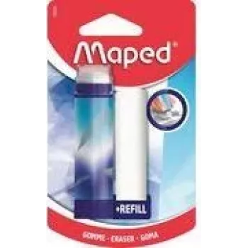 Maped ARCTIC γόμα με περιστροφικό μηχανισμό και ανταλλακτικό, στυλ κραγιόν, λευκή, 1 σετ (2 γόμες) 152026