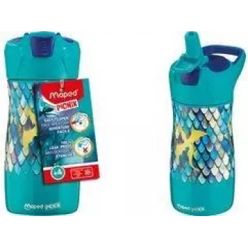 Maped PICNIK παιδικό παγούρι ανοξείδωτου χάλυβα 0,43L δράκος πράσινο/μπλε 871295