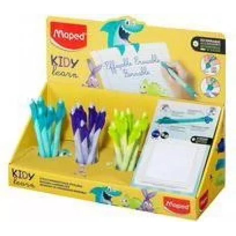 Maped KIDY Learn στυλό μελάνης σβηστό, 0,7 mm, display 18 τεμ. (229503)