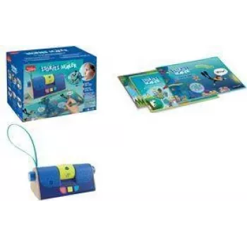 Maped Creativ Stories Maker - Διαδραστική συσκευή αφήγησης ιστοριών, εγγραφή και αναπαραγωγή εξατομικευμένων ηχητικών ιστοριών, περιλαμβάνει 10 κάρτες χαρακτήρων και 10 κάρτες σκηνικών, λειτουργεί με μπαταρία, πολύχρωμο (907078)