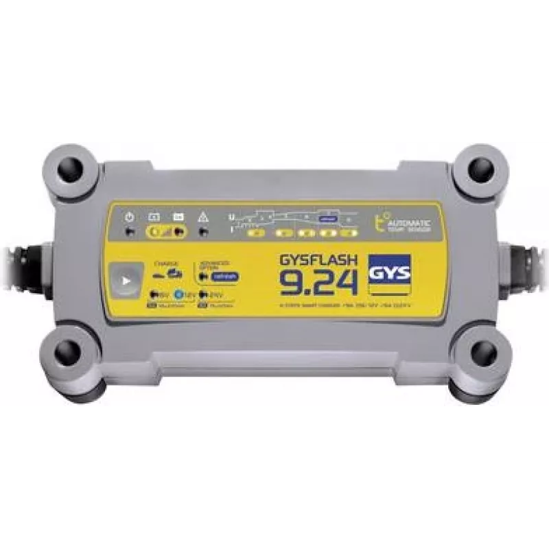 GYS FLASH 9.24 Αυτόματος φορτιστής μπαταρίας 6V/12V/24V 9A/9A/6A 029477