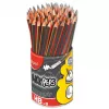 MAPED BLACK'PEPS Μολύβι γραφίτη HB με γόμα, τριγωνικό, συσκευασία 72 τεμ. 851759FC