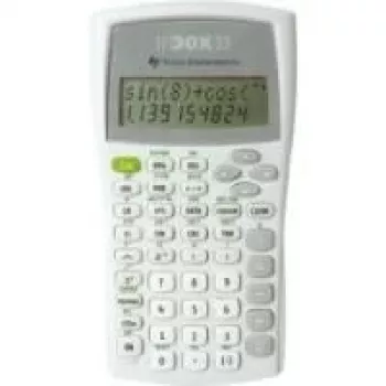 Texas Instruments TI-30X IIB Επιστημονικός υπολογιστής τσέπης, οθόνη LCD 2 γραμμών, λειτουργία με μπαταρία, μαύρο