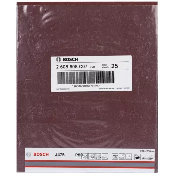 Bosch Best for Metal J475 Ρολό λείανσης P80 100 mm x 50 m 2608608C07