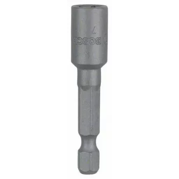 Bosch Καστάνια καρυδάκι 1/4 ίντσας υποδοχή 7 mm εξαγωνικό 50 mm μήκος χάλυβας χρωμίου-βαναδίου 2608550070