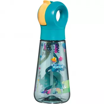 Maped PICNIK JUNGLE FEVER Παγούρι, 0,5 L, τιρκουάζ, Ecozen με καλαμάκι 873199