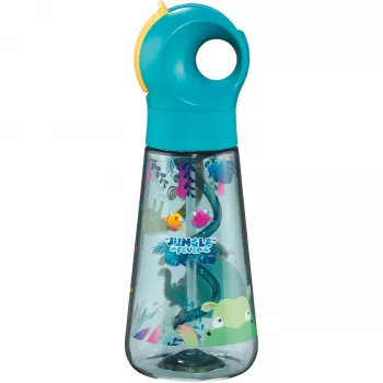 Maped PICNIK JUNGLE FEVER Παγούρι, 0,5 L, τιρκουάζ, Ecozen με καλαμάκι 873199