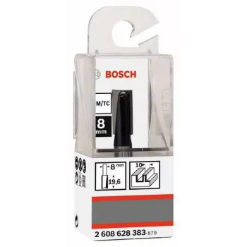 Bosch Φρέζα αυλακιών στέλεχος 8 mm, διάμετρος 10 mm, μήκος κοπής 20 mm, συνολικό μήκος 51 mm 2608628383