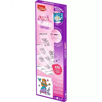 Maped Creativ Princess Ανταλλακτικό πακέτο για LUMI BOARD LED Leuchttische, 20 διαφανή φύλλα χαρτιού 907096