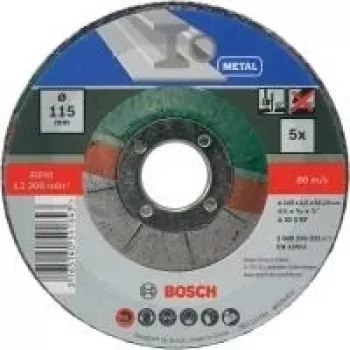 Bosch A 30 S BF Δίσκος κοπής, 115 mm x 1,0 mm x 22,23 mm, κυρτό κέντρο, 5 τεμ. 2609256332