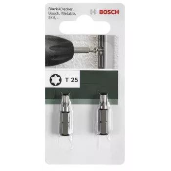Bosch Torx-Bit T 8 C 6,3 2 τεμ. (2609255931)