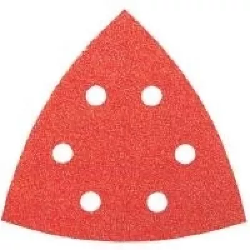 Bosch Σετ γυαλόχαρτου Delta με Velcro, διάτρητο, κόκκος 60/120/240, 93 mm γωνία, 6 τεμ. (2609256A54)