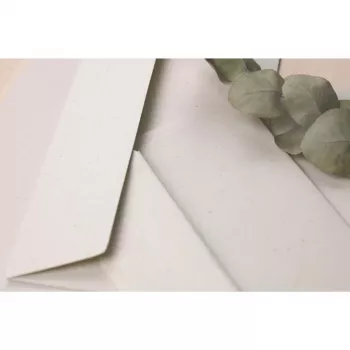Clairefontaine Pollen Natura Φάκελος από ανακυκλωμένο χαρτί, τετράγωνος, 165 x 165 mm, 120 g/qm, μεμονωμένο τεμάχιο 55019C