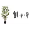 PAPERFLOW τεχνητό φυτό μπαμπού 120 cm (PABAM120)