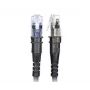 Patchsee ThinPatch UTP CAT 6a καλώδιο patch 1,2m μαύρο - 10Gbps PoE++ λεπτό εύκαμπτο