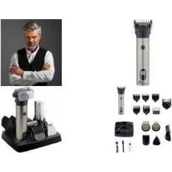 Little Balance 6-in-1 κουρευτική μηχανή Multi 6 Barber για μούσι, μαλλιά και σώμα, ενσύρματη ή ασύρματη, 1 τεμ. (8789)