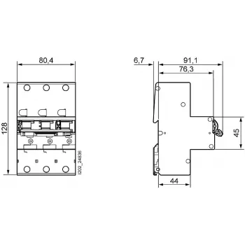 Siemens 5SP33353 Διακόπτης κύριας γραμμής